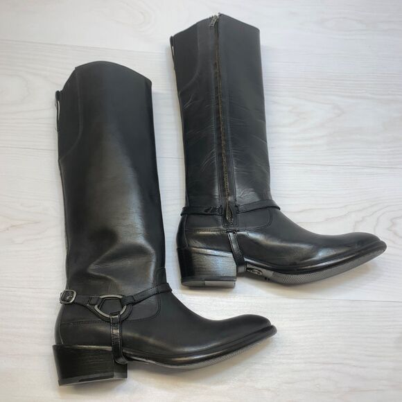 Ariat Pembridge Harness Fashion Western Boot Old West Black Ladies 8.5B - Picture 2 of 11